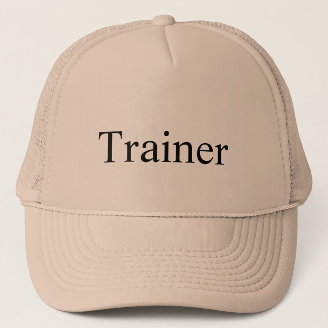 Gorra De Camionero Corta entrenadores (Anverso)