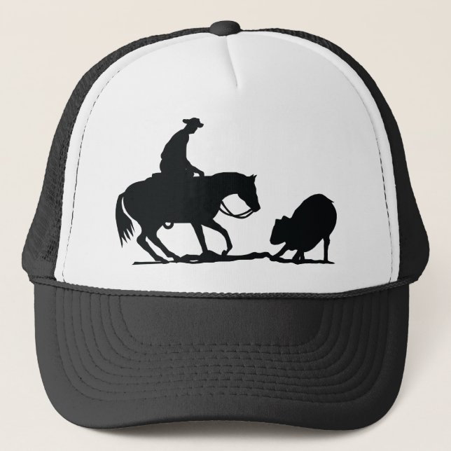 Gorra De Camionero Cortando caballo (Anverso)