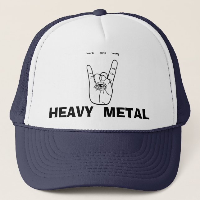 Gorra De Camionero corteza menos meneo más, de metales pesados (Anverso)