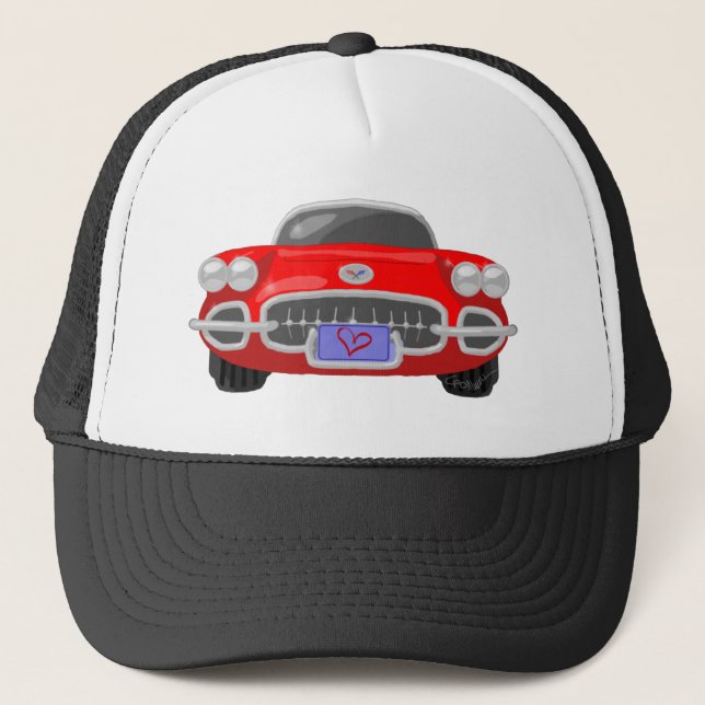 Gorra De Camionero Corvette 1958 (Anverso)