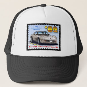 Gorra De Camionero Corvette 1982 de la ventana trasera de la edición