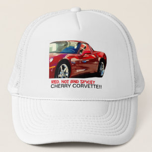 GORRA DE CAMIONERO CORVETTE DE LA CEREZA