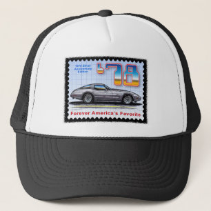 Gorra De Camionero Corvette de plata de la edición especial del