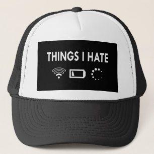 Gorra De Camionero Cosas que odio