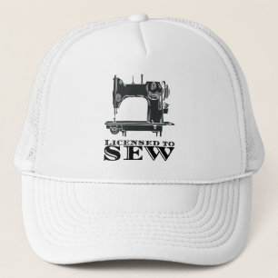 Gorra De Camionero Coser - Con Licencia Para Sew