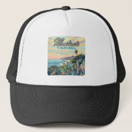 Gorra De Camionero Costa de Montecito California Santa Barbara