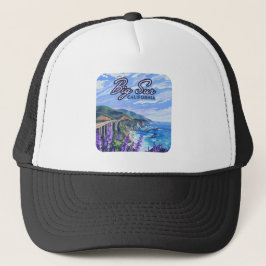 Gorra De Camionero Costa Retro Oeste de Big Sur California