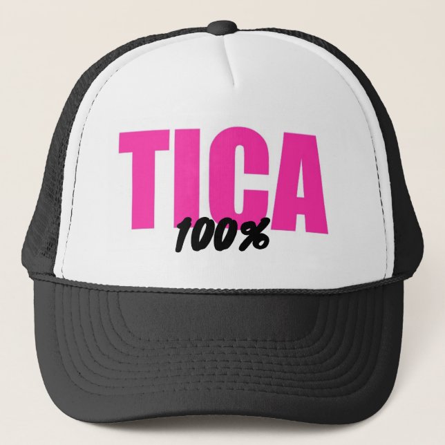Gorra De Camionero Costa Rica 100% Mujeres de Costa Rica (Anverso)