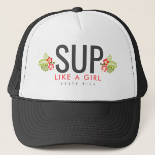 Gorra De Camionero Costa Rica: Levántate como un Chica