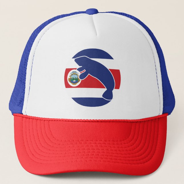 Gorra De Camionero Costa Rica Manatee Animal Nacional de Costa Rica (Anverso)