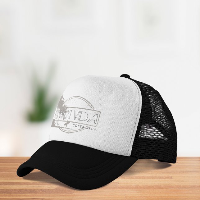Gorra De Camionero Costa Rica Surfer Beach Pura Vida (Costa Rica Surfer Beach Pura Vida Trucker Hat)