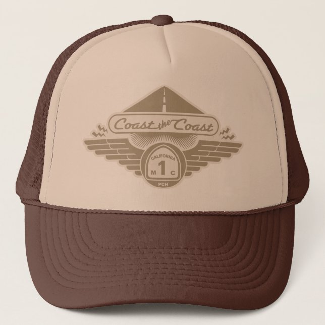 Gorra De Camionero Costee la costa (Anverso)
