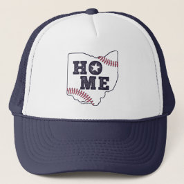 Gorra De Camionero Costura de béisbol de Ohio HOME, Gráfico de béisbo