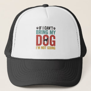 Gorra De Camionero Cota de perro vector vintage Si no puedo traer a m