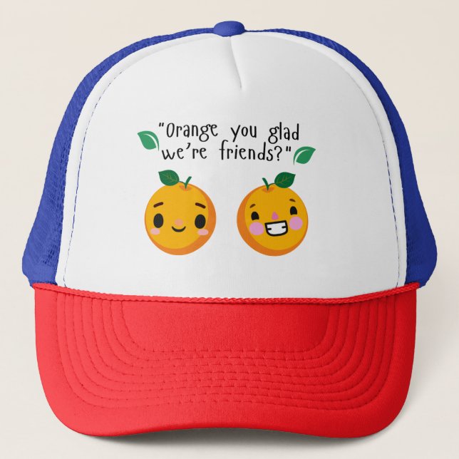 GORRA DE CAMIONERO COTA NARANJA (Anverso)
