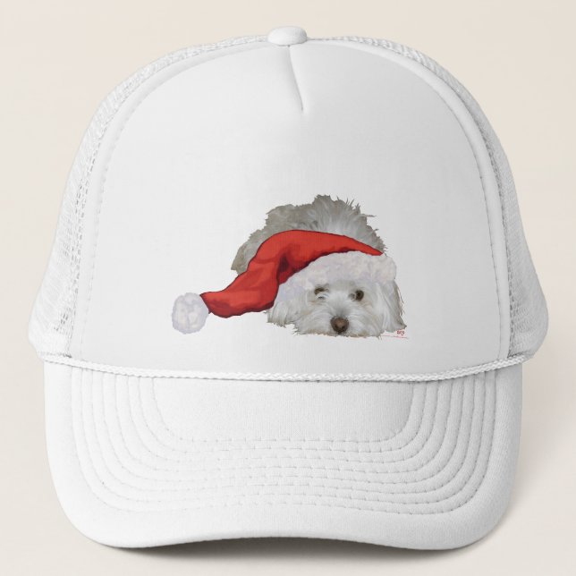 Gorra De Camionero Coton de Tulear - Esperando (Anverso)