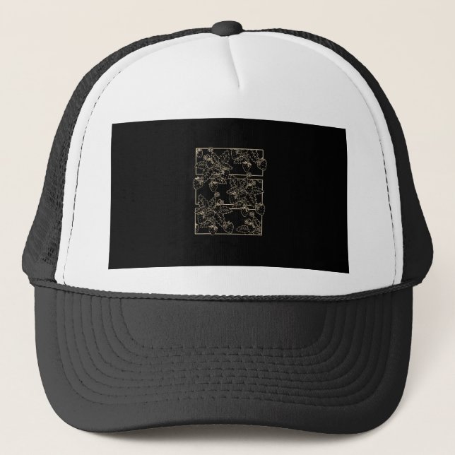 Gorra De Camionero Cottagecore Goblincore Aesthetic Strawberries (Anverso)