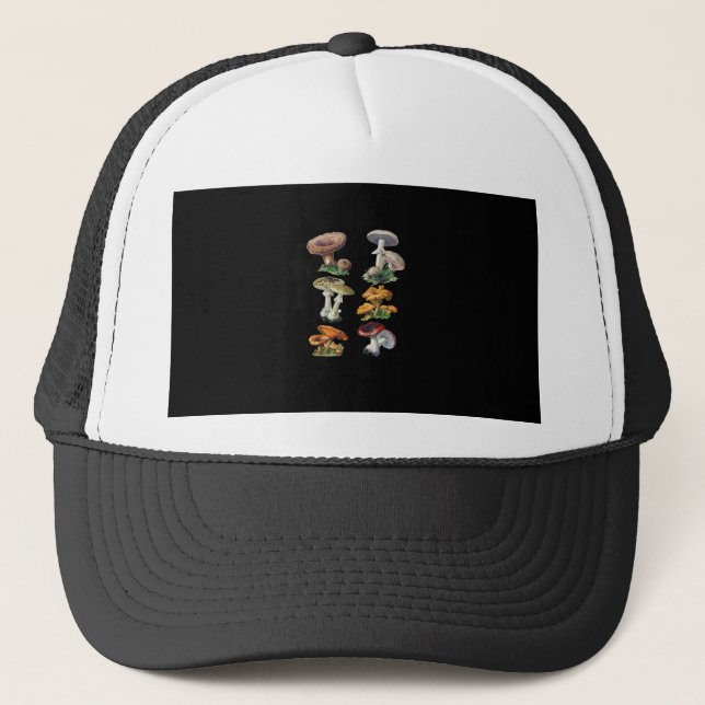 Gorra De Camionero Cottagecore Mushrooms Goblincore Aesthetic Mushroo (Anverso)