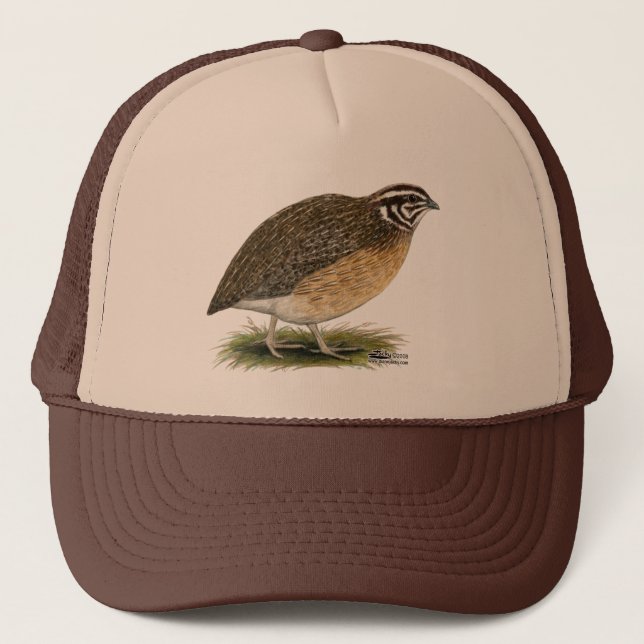 Gorra De Camionero Coturnix Pharaoh Quail (Anverso)