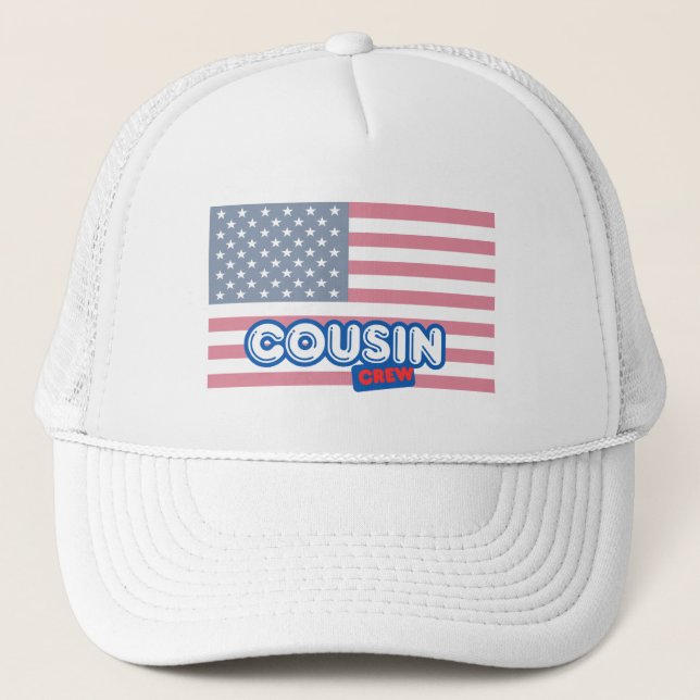 Gorra De Camionero Cousin Crew USA (Anverso)