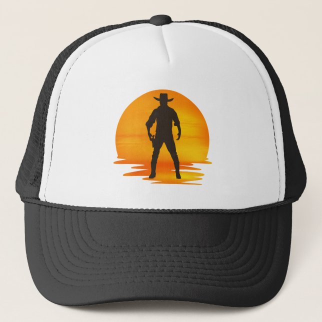Gorra De Camionero Cowboy Gunslinger (Anverso)