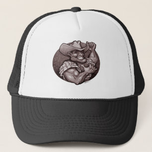 Gorra De Camionero Cowboy Sepia
