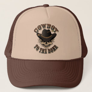 Gorra De Camionero Cowboy Skull