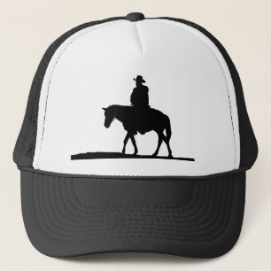 Gorra De Camionero Cowboy Western Horse Back Rider Silhouette