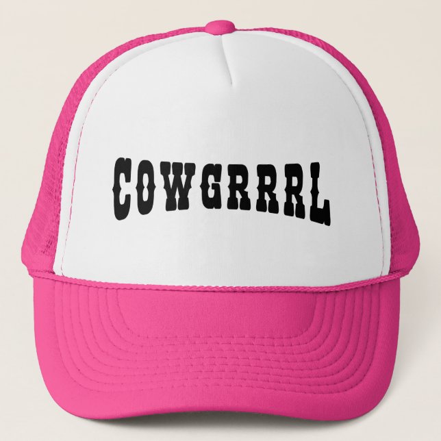 GORRA DE CAMIONERO COWGRRRL (Anverso)