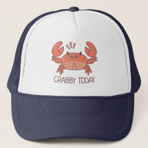 Gorra De Camionero Crabby hoy Fiero Cangrejo Mal Humor