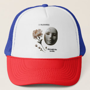 Gorra De Camionero Cracked and Bloomed – A symbolic and emotional wor