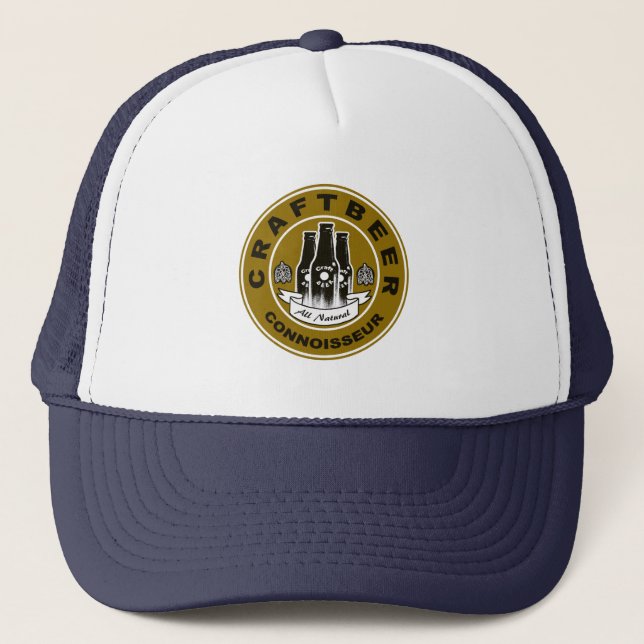 Gorra De Camionero Craft Beer Connoisseur (Anverso)