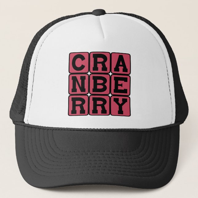 Gorra De Camionero Cranberry, Fruta (Anverso)