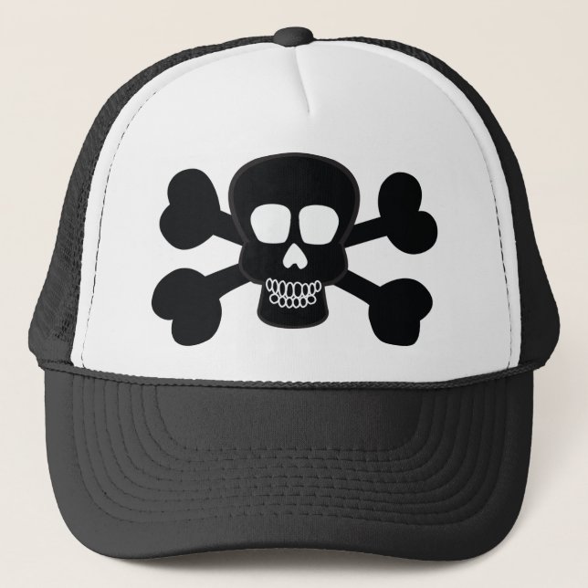 Gorra De Camionero Cráneo (Anverso)
