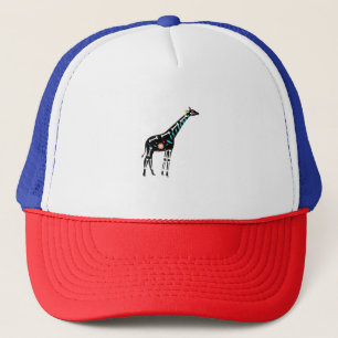 Gorra De Camionero Cráneo De Azúcar Curso Giraffe Mexicana Halloween