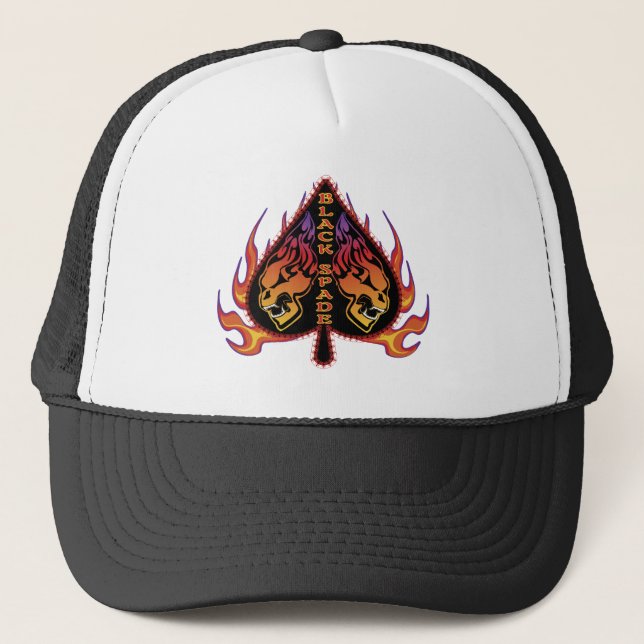 Gorra De Camionero Cráneo de Black Spade (Anverso)