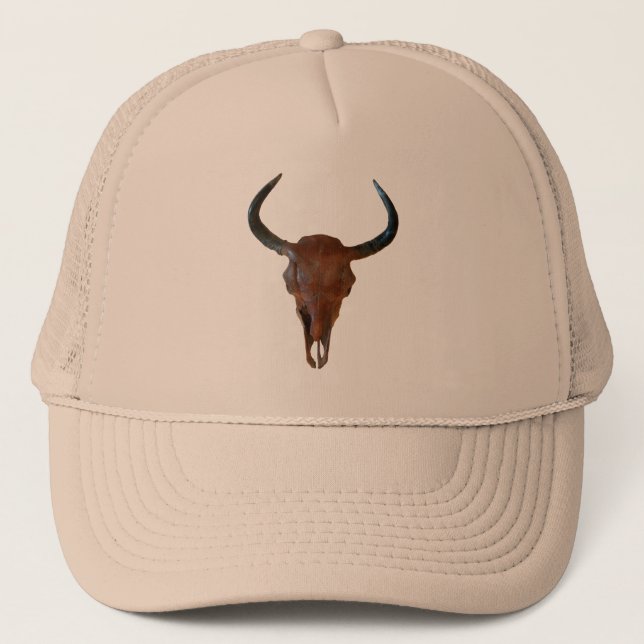 Gorra De Camionero Cráneo de Bull (Anverso)