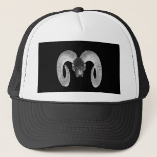 Gorra De Camionero cráneo de cabra único y hecho a mano