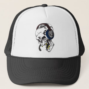 Gorra De Camionero cráneo de dee jay hardcore