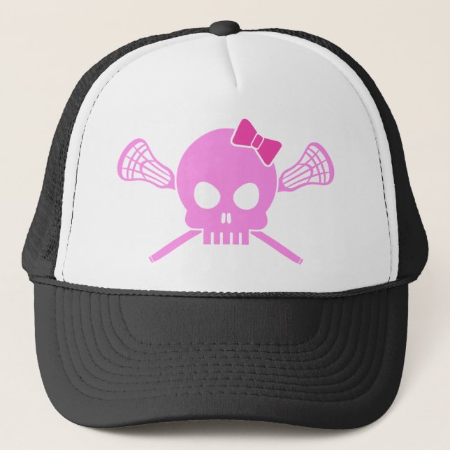 Gorra De Camionero Cráneo de LaCrosse del chica (Anverso)