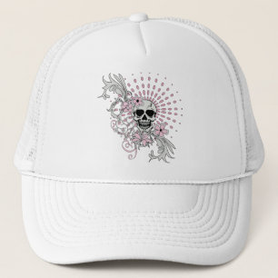 Gorra De Camionero Cráneo de Vintage