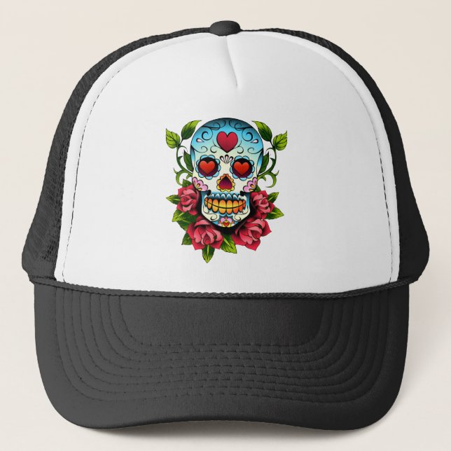Gorra De Camionero Cráneo del azúcar (Anverso)