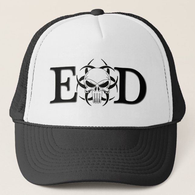 Gorra De Camionero Cráneo del EOD (Anverso)