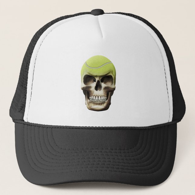 Gorra De Camionero Cráneo del tenis (Anverso)