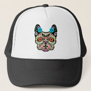 Gorra De Camionero Cráneo Frenchie del azúcar