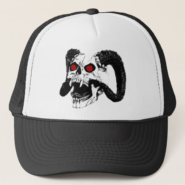 Gorra De Camionero Cráneo gráfico (Anverso)