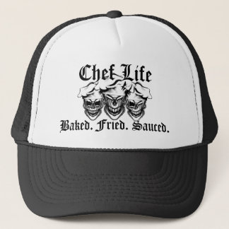 Gorra De Camionero Cráneos de risa del cocinero