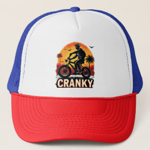 Gorra De Camionero Cranky: Energiza tu viaje - Tee de ciclismo divert