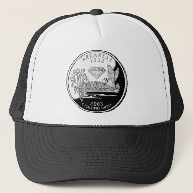 Gorra De Camionero Cráter de diamantes en el barrio estatal de Faux A (Anverso)
