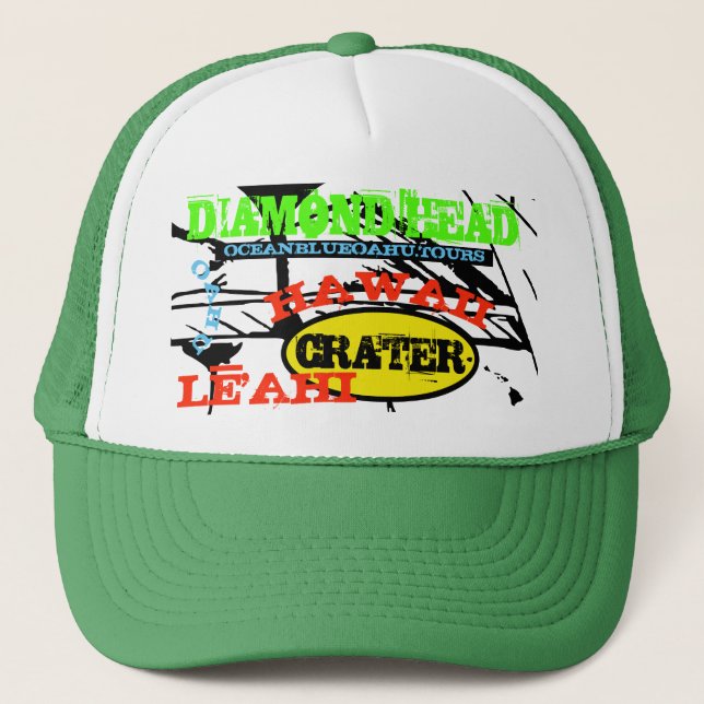 GORRA DE CAMIONERO CRÁTER DIAMOND HEAD (Anverso)